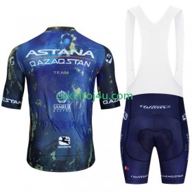 Astana Qazaqstan Cykeltrøje + Bib Cykelshorts 2024